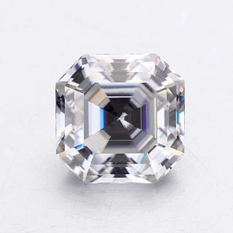 Starsgem Wholesale Mossanite Diamant 3.5ct Mosan Diamond Large Asscher Cut Moissanite Stones NovaCart
