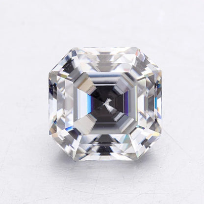 Starsgem Wholesale Mossanite Diamant 3.5ct Mosan Diamond Large Asscher Cut Moissanite Stones NovaCart