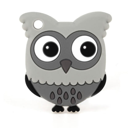Baby Silicone Teethers BPA Free Teething Toy Animal Dog Koala Owl Elephant Baby Ring Teether Silicone Beads For Kids and Baby Stevvex