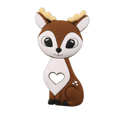 Silicone Teethers Food Grade Tiny Rod Teething Baby Shower Gifts Cartoon Animals Teether Let's Make 1pc Stevvex