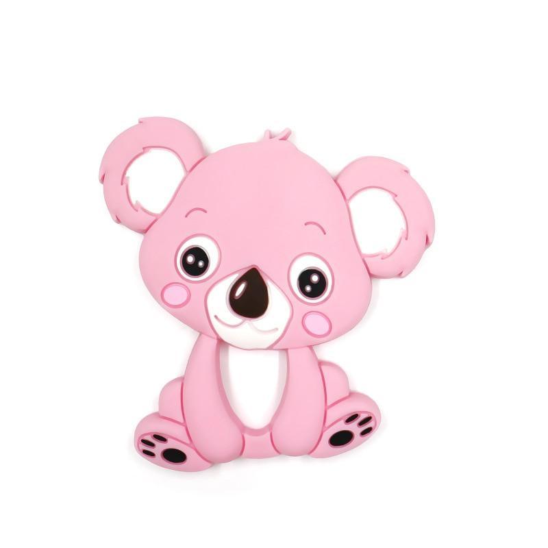 Baby Teethers Cartoon Animal Baby Teething Toy Penguin Silicone Teether Unicorn Pendant Raccoon Accessories Stevvex