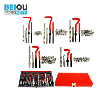 Repairing Kit for Damaged Hole Vehicle Repair Tool 131pcs Tool Kit for Broken Thread Insert Repair Kit NovaCart