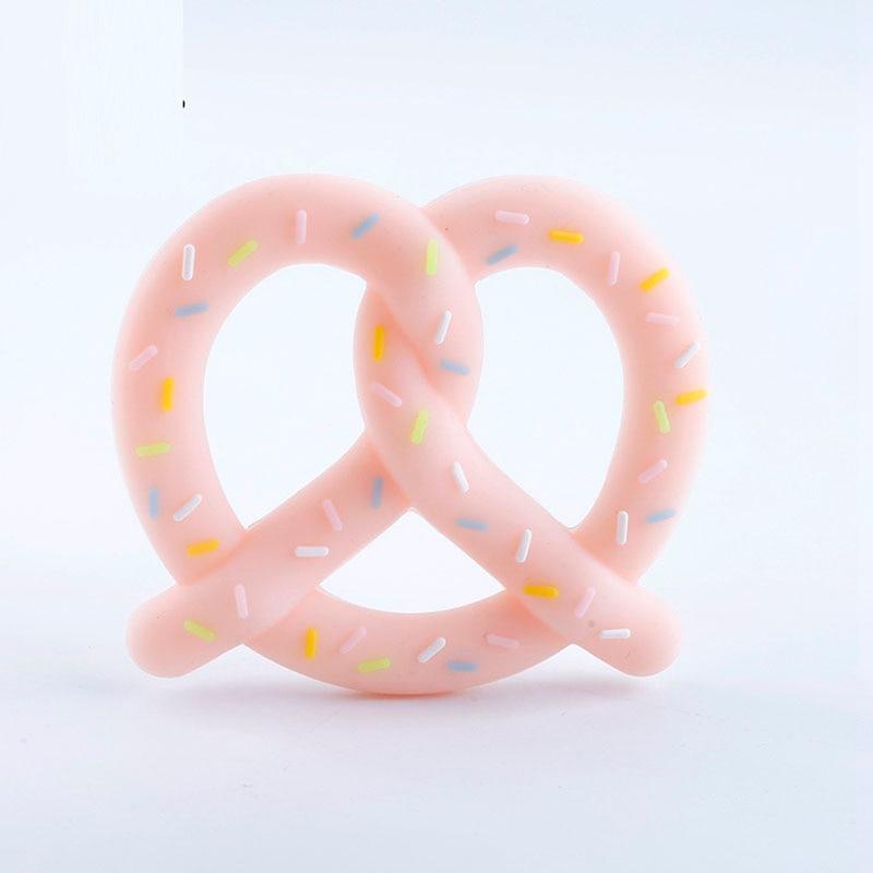 Silicone Teethers Food Grade Tiny Rod Teething Baby Shower Gifts Cartoon Animals Teether Let's Make 1pc Stevvex