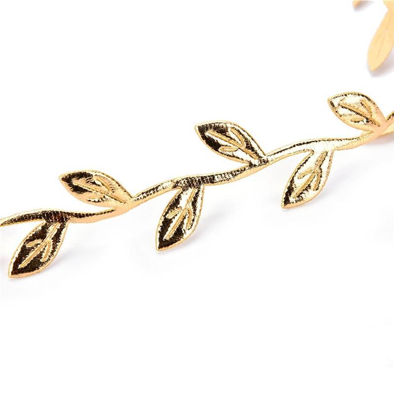 Luxury Modern Gold Silver Leaves Hairbands Summer Hair Accessories Bridal Trendy Jewelry For Mother and  Daughter Stevvex