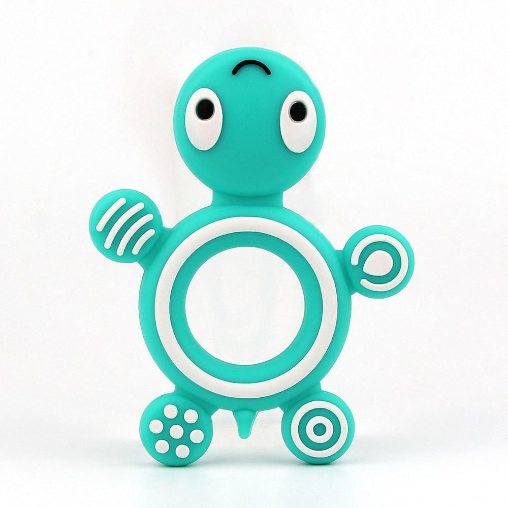 Baby Silicone Teethers BPA Free Teething Toy Animal Dog Koala Owl Elephant Baby Ring Teether Silicone Beads For Kids and Baby Stevvex