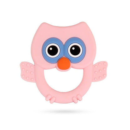Baby Silicone Teethers BPA Free Teething Toy Animal Dog Koala Owl Elephant Baby Ring Teether Silicone Beads For Kids and Baby Stevvex
