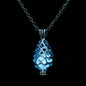 Hollow Luminous Stone Gem Charm Jewelry Pendant Necklace Gifts