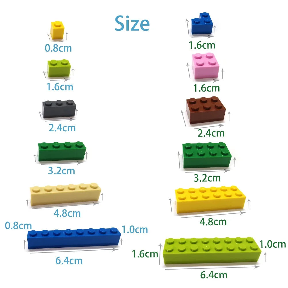 600pcs DIY Building Blocks Thin Figures Bricks Lamp 12Colors Educational Creative Size Compatible With 4037 Toys for Children NovaCart