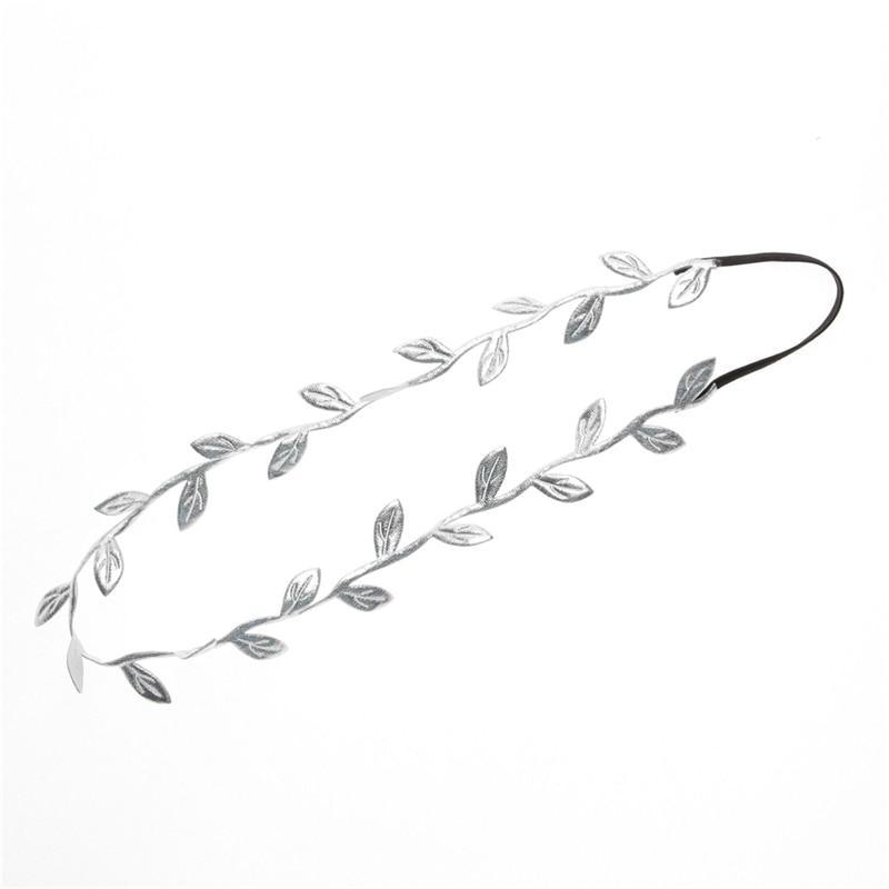 Luxury Modern Gold Silver Leaves Hairbands Summer Hair Accessories Bridal Trendy Jewelry For Mother and  Daughter Stevvex