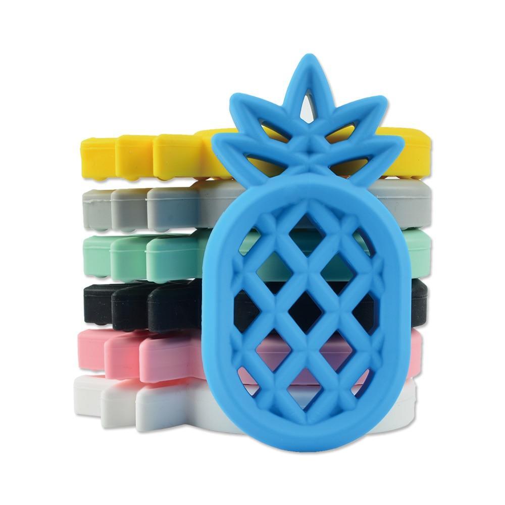 Baby Teethers Cartoon Animal Baby Teething Toy Penguin Silicone Teether Unicorn Pendant Raccoon Accessories Stevvex