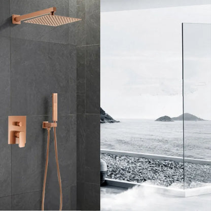 Wall Mount Luxury  Hotel Set Rose Gold Bathroom Accessories NovaCart