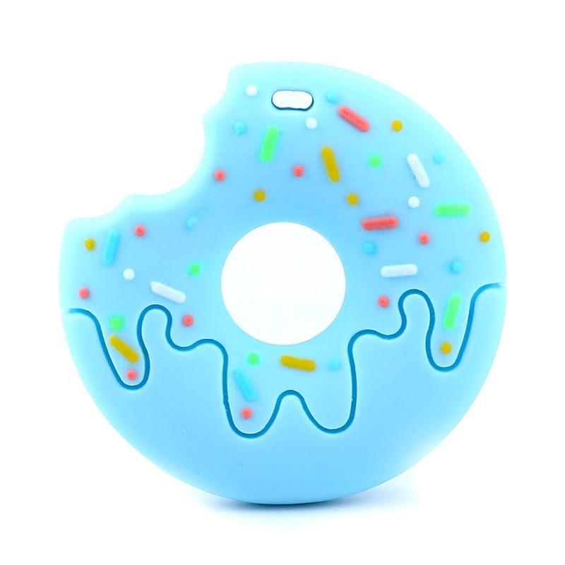 Gingerbread Man Raccoon Donut Silicone Teether Latex Free Teething Toy Baby Gift Food Grade Silicone Stevvex