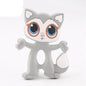 Silicone Teethers Food Grade Tiny Rod Teething Baby Shower Gifts Cartoon Animals Teether Let's Make 1pc Stevvex