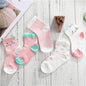 5 Pair Cotton Mustache Printing Socks Baby Girls & Boys For 1-3 Year Elastic Warm And Comfortable Kids Sock Stevvex