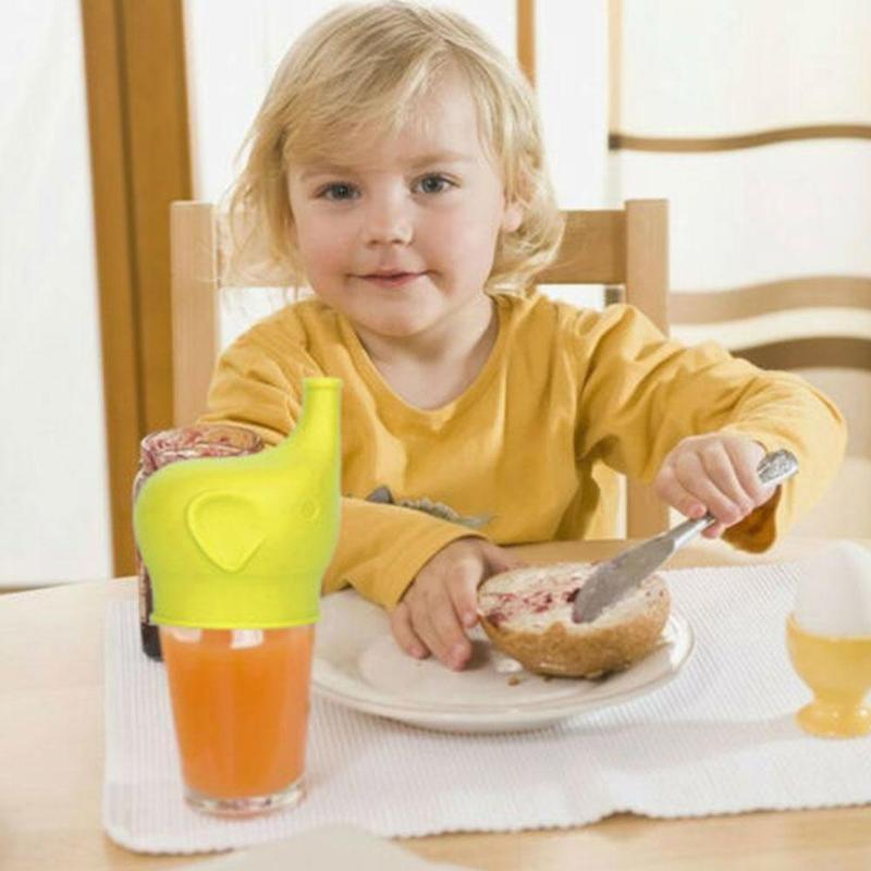 Durable Animal Shape Strong Suction Nozzle Bottle Cover Mouth Cup Drink Bottle Spill-proof Caps For Children Easy Baby Grip Stevvex