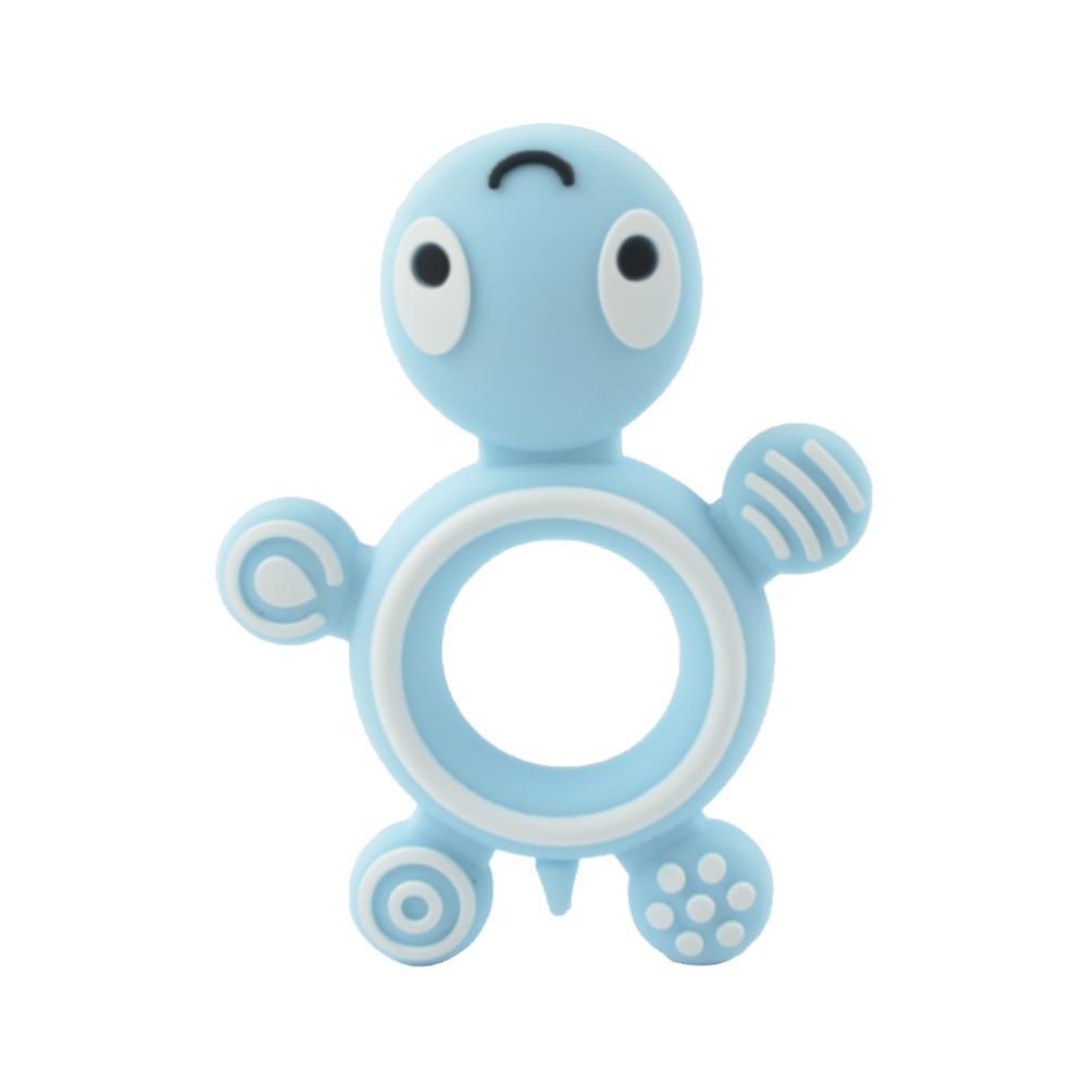 Baby Teethers Cartoon Animal Baby Teething Toy Penguin Silicone Teether Unicorn Pendant Raccoon Accessories Stevvex