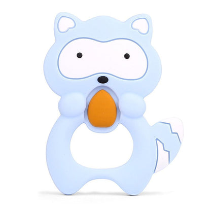 Baby Silicone Teethers BPA Free Teething Toy Animal Dog Koala Owl Elephant Baby Ring Teether Silicone Beads For Kids and Baby Stevvex