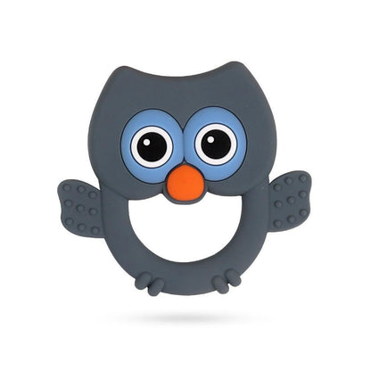 Baby Silicone Teethers BPA Free Teething Toy Animal Dog Koala Owl Elephant Baby Ring Teether Silicone Beads For Kids and Baby Stevvex