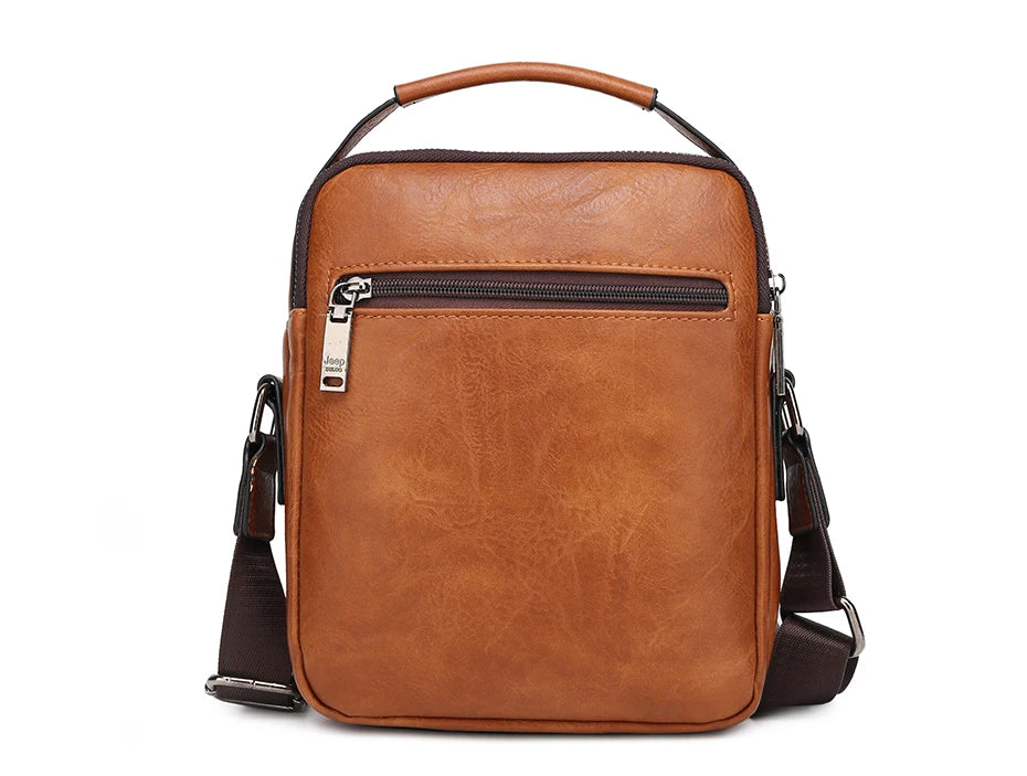 JEEP BULUO Multi-function Business Handbags Men New Man's Shoulder Bag Large Capacity Leather Messenger Bag Crossbody Big Brand NovaCart