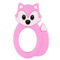Baby Silicone Teethers BPA Free Teething Toy Animal Dog Koala Owl Elephant Baby Ring Teether Silicone Beads For Kids and Baby Stevvex