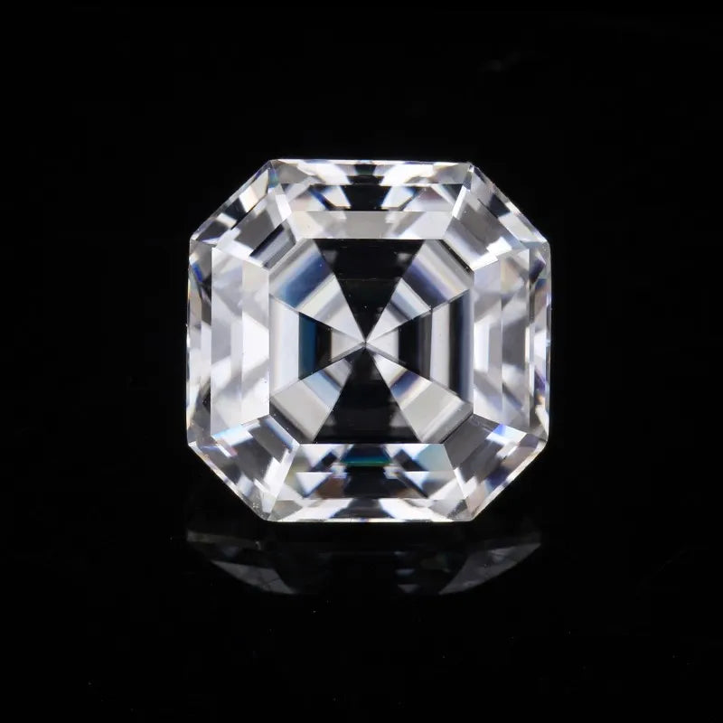 Starsgem Wholesale Mossanite Diamant 3.5ct Mosan Diamond Large Asscher Cut Moissanite Stones NovaCart