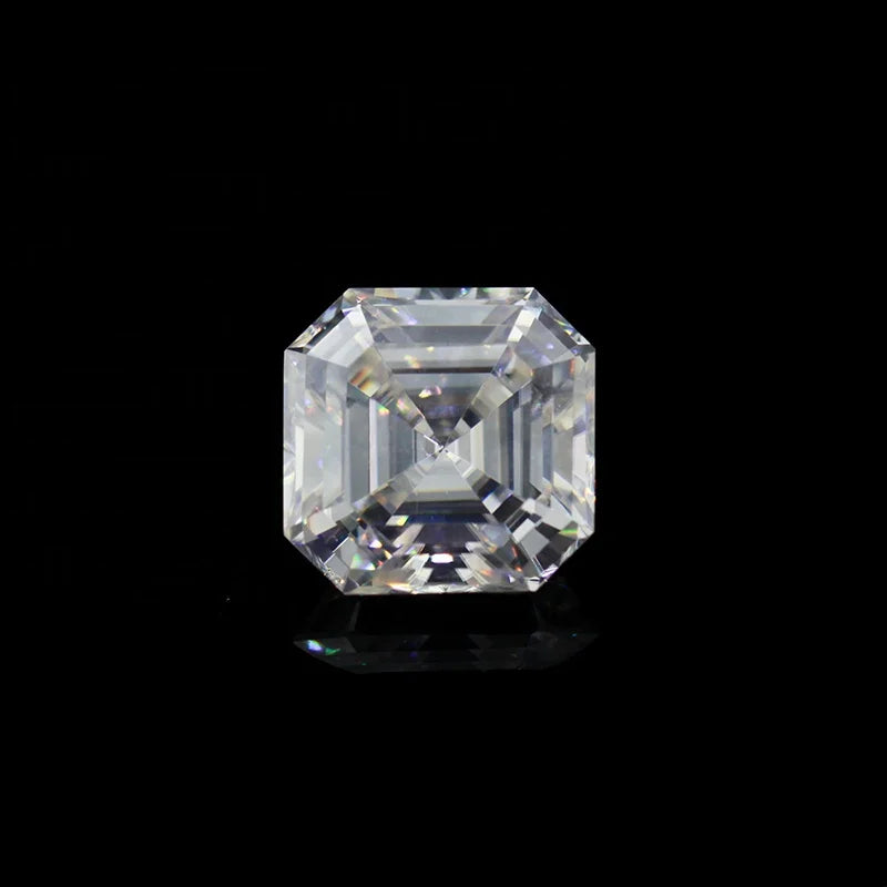 Starsgem Wholesale Mossanite Diamant 3.5ct Mosan Diamond Large Asscher Cut Moissanite Stones NovaCart