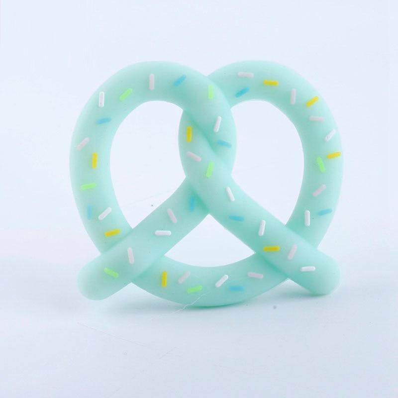 Silicone Teethers Food Grade Tiny Rod Teething Baby Shower Gifts Cartoon Animals Teether Let's Make 1pc Stevvex