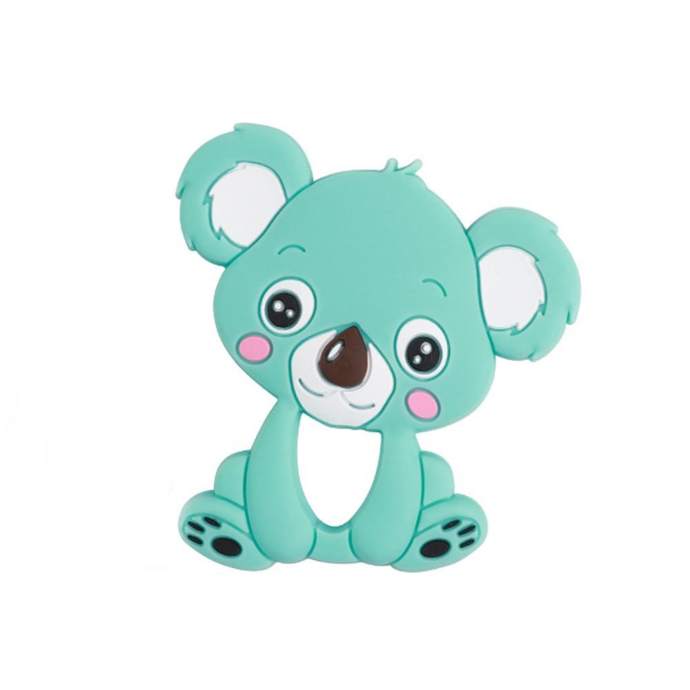 Baby Silicone Teethers BPA Free Teething Toy Animal Dog Koala Owl Elephant Baby Ring Teether Silicone Beads For Kids and Baby Stevvex