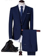 High Quality 3 Pieces One or Two Buttons  Navy Blue Color Wedding Suit Party Business Man Suit in Stock MMSB5 NovaCart