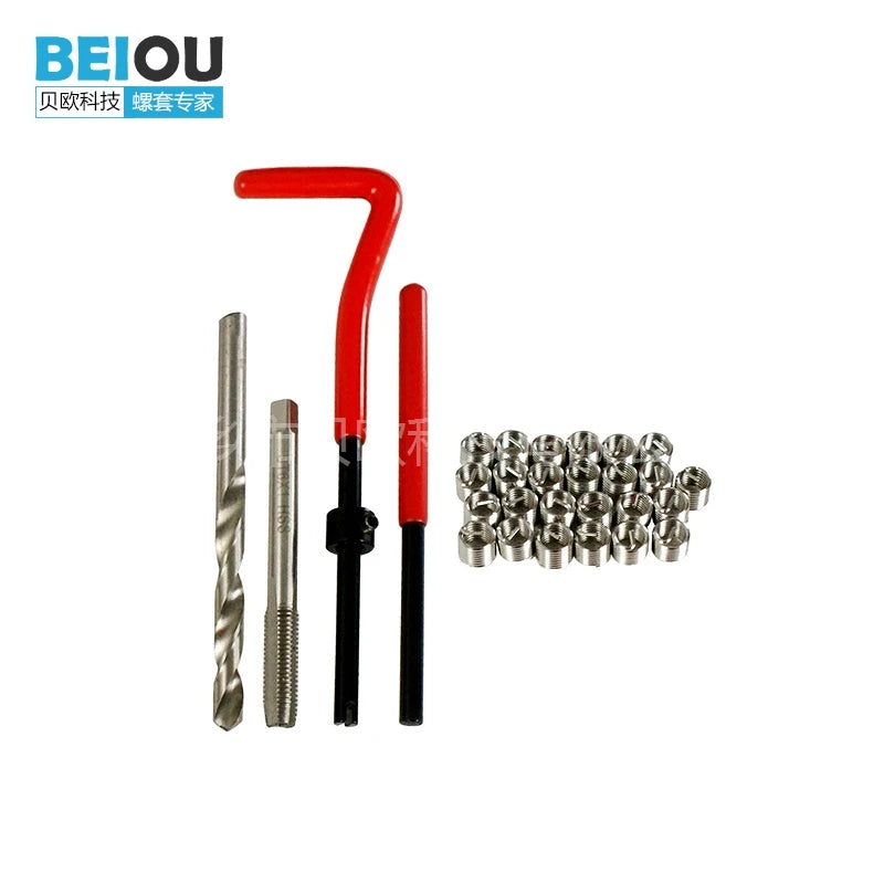 Repairing Kit for Damaged Hole Vehicle Repair Tool 131pcs Tool Kit for Broken Thread Insert Repair Kit NovaCart