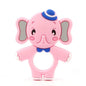 Baby Silicone Teethers BPA Free Teething Toy Animal Dog Koala Owl Elephant Baby Ring Teether Silicone Beads For Kids and Baby Stevvex