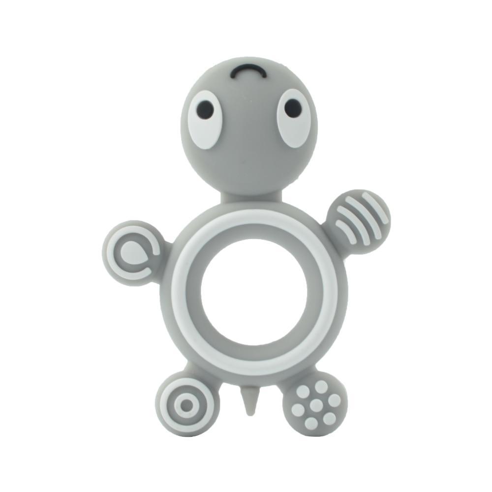 Baby Teethers Cartoon Animal Baby Teething Toy Penguin Silicone Teether Unicorn Pendant Raccoon Accessories Stevvex