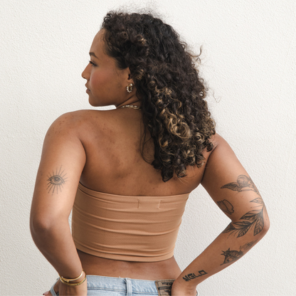 The Hunter - Double Layer Bandeau - Medium Nude Boob-eez