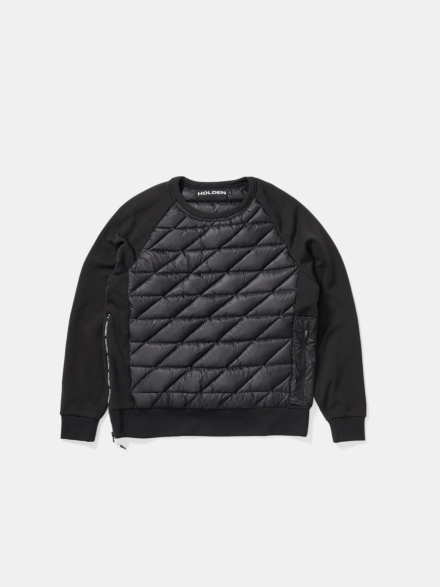 Hybrid Down Crew - Black Holden Outerwear