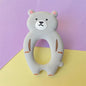 4pcs  Bear Silicone  Teether Baby Teething Toys Chewable  Cartoon Animal Shape Baby Products Nursing Gift Stevvex