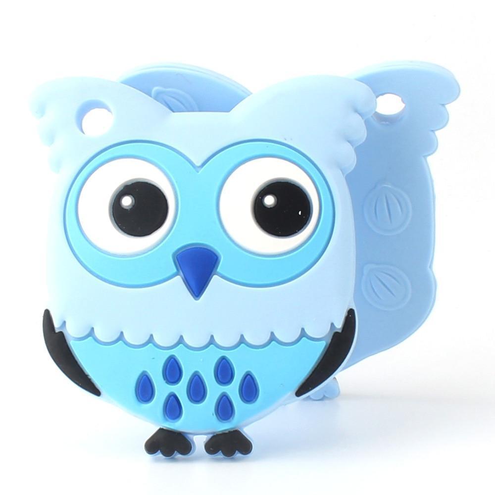 Owl Silicone Teethers Food Grade For Baby Teething  Silicone Beads Teething Toddler Toys For Kids Stevvex
