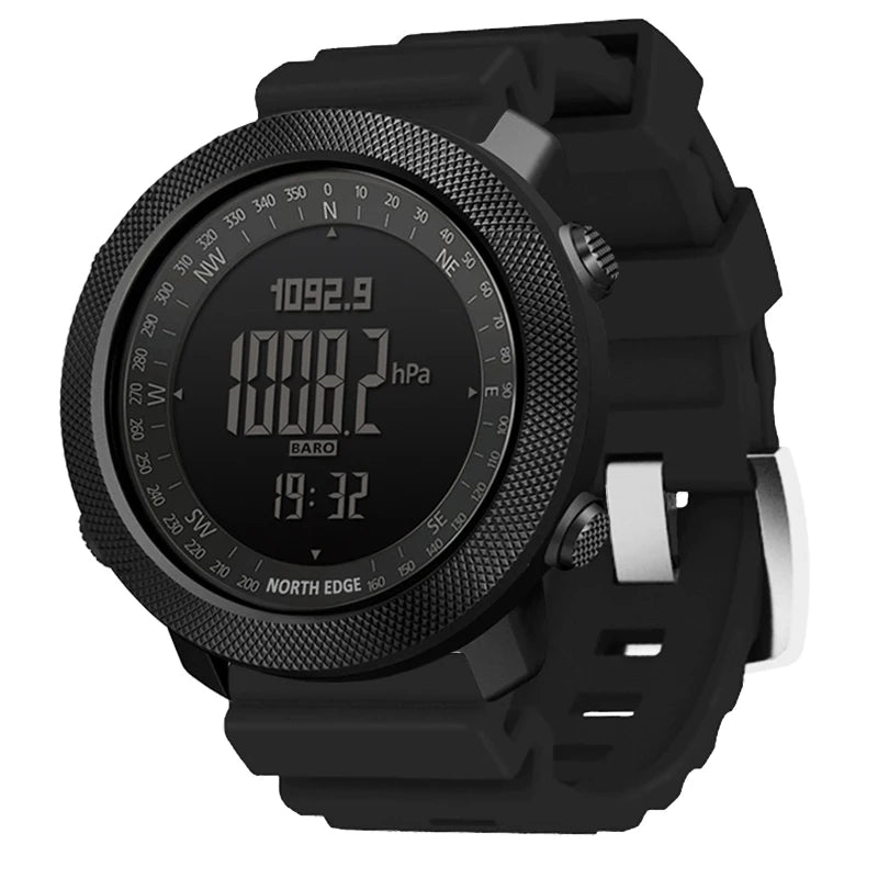 NORTH EDGE Men's sport Digital watch Hours Running Swimming Military Army watches Altimeter Barometer Compass waterproof 50m NovaCart
