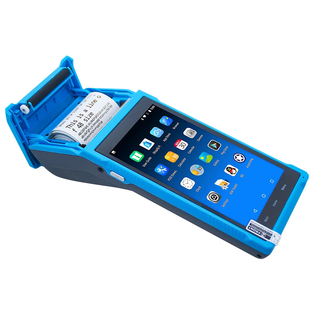 Newpas Android 8.1 Pda Android Pos System for Taxi to Print Ticket Mini Portable Mobile Pos Built-in 58mm Bt Thermal Printer NovaCart