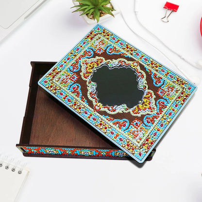 SONGWOO Wholesale Hot Selling DIY Custom Diamond Painting Kit Jewelry Necklace Ring Rhinestone Art Mandala Mirror Storage Box NovaCart