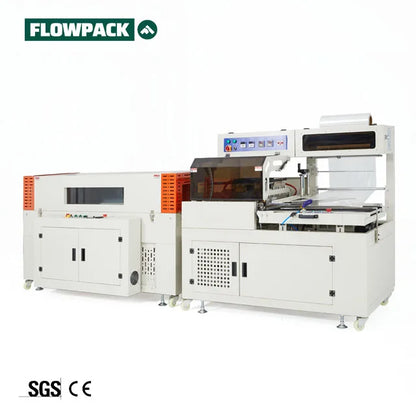 Thermal Economy Hualian Plastik Kecil Smi One-step Multi Tape l Shape Sealing Sealet Tunnel Shrink Package Wrap Machine System NovaCart