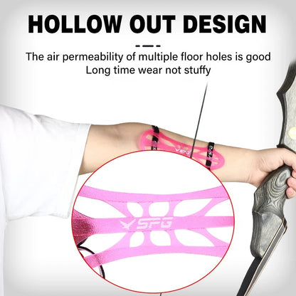 SPG Arm Guard Archery Traditional Recurve Takedown Bow Forearm Protective Gear Adjustable Outdoor Target Shooting Arms Protector NovaCart