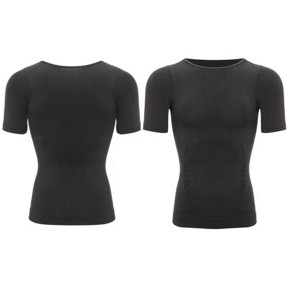 Mens Slimming Body Shaper Chest Compression Shirts Tummy Control Shapewear Gynecomastia Abdomen Slim Vest Waist Trainer Corset NovaCart