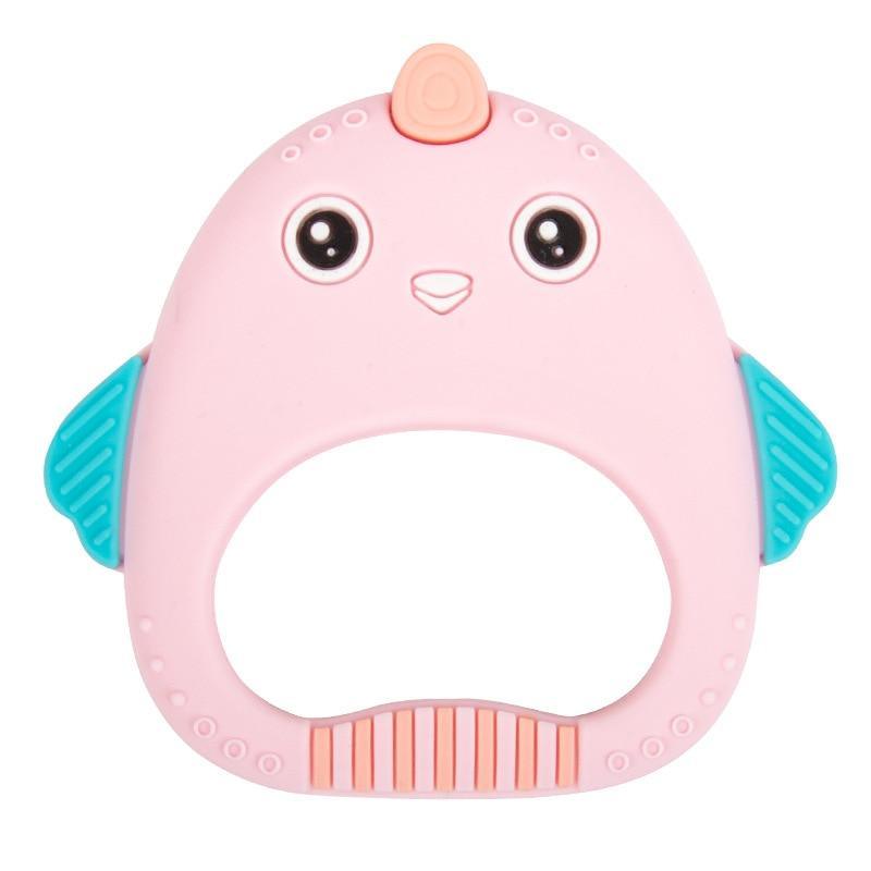 Food Grade Silicone Teethers Animal Fox Koala  Teether  Baby Silicone Chew Charms Kids Teething Gift Toddler Toys Stevvex