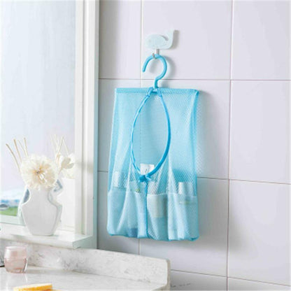 Bathroom Multifunctional Hanging Storage Mesh Bags Eco-Friendly Mesh Bath Toys Baskets For Bathroom For Storage Items Stevvex