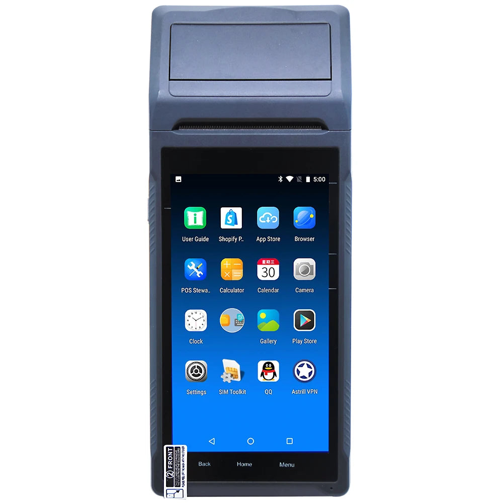 Newpas Android 8.1 Pda Android Pos System for Taxi to Print Ticket Mini Portable Mobile Pos Built-in 58mm Bt Thermal Printer NovaCart