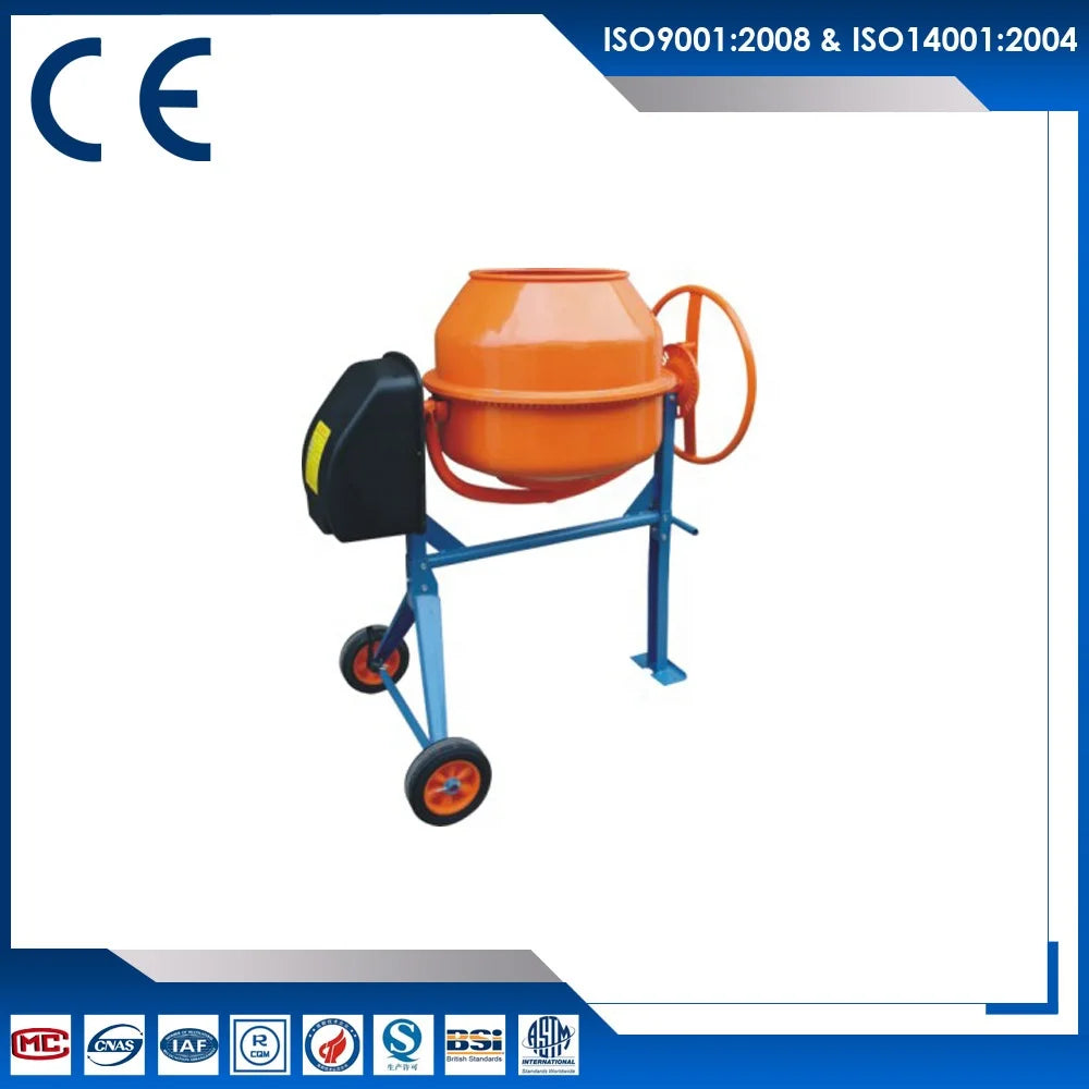 STJBJ-15 Portable Concrete Mixer Apparatus Movable Concrete Blender Concrete Cement Rocks Ceramic Mixing Plant NovaCart
