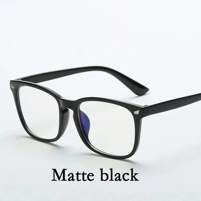 Fashion unisex Square glasses plain glasses full frame glasses for men and women radiation protection Optical glasses NovaCart