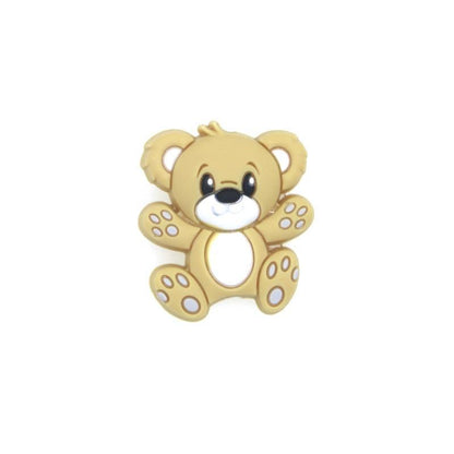 Mini Bear Silicone Beads Baby Dummy Cartoon Pacifier Toy Accessories For Kids And Babies Stevvex