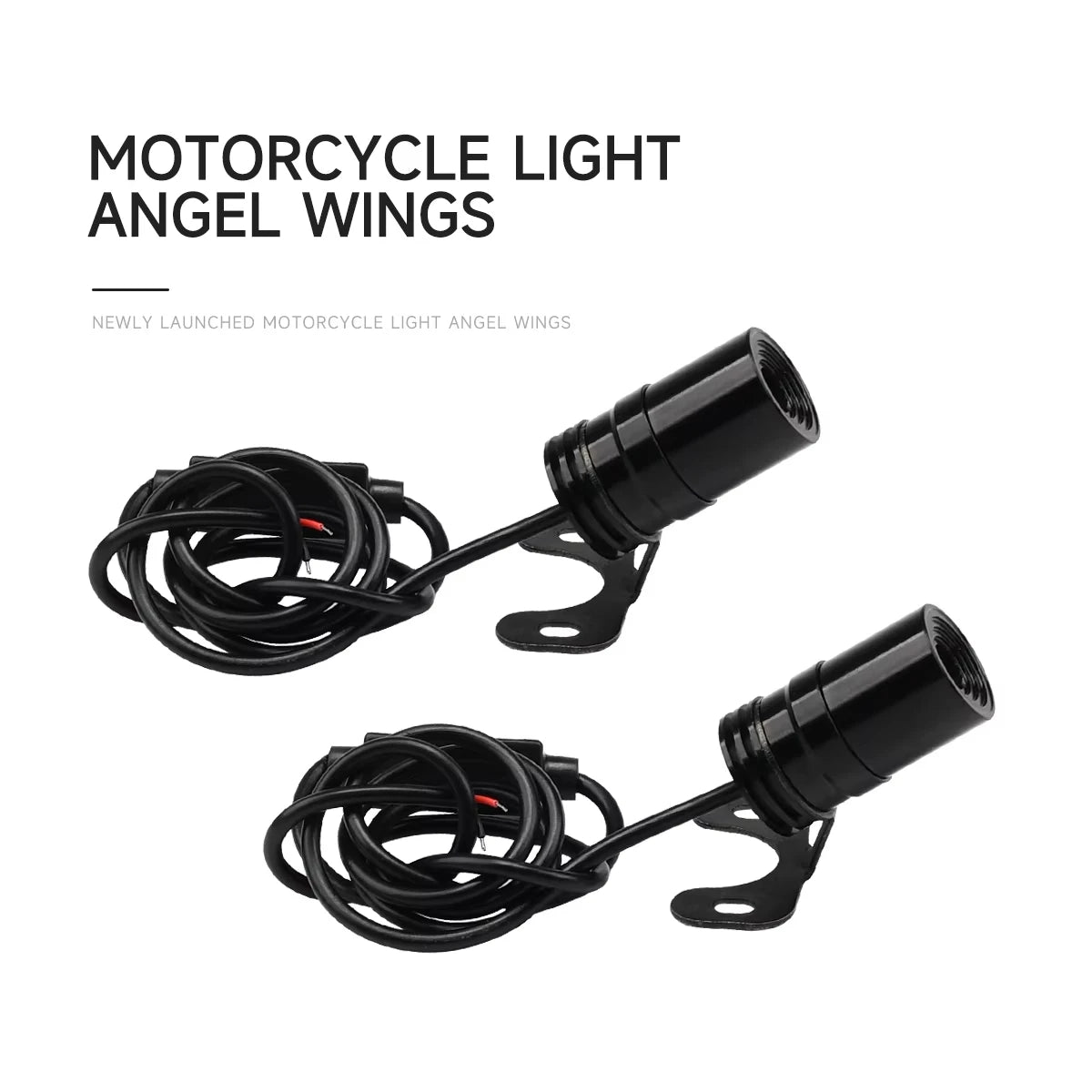 2Pcs Motorcycle Angel Wings Laser Lights 9-36V Universal Modified LED Decorative Welcome Wing Ambient Projection Light NovaCart