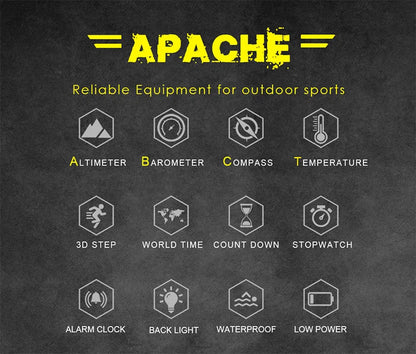 NORTH EDGE Men's sport Digital watch Hours Running Swimming Military Army watches Altimeter Barometer Compass waterproof 50m NovaCart